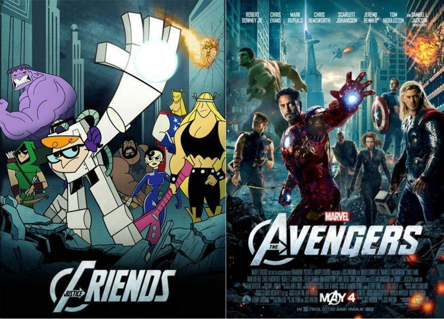 THE AVENGERS vs THE JUSTICE FRIENDS