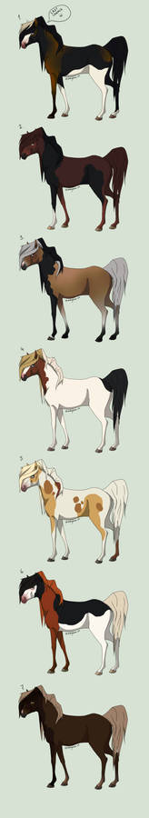 Chimeric horse designs