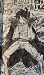 Scribble 11 - Luffy -