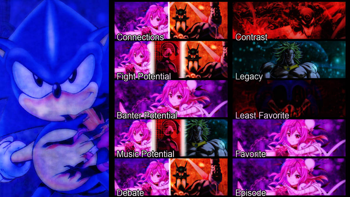 Opponents Matchup Chart Fleetway Sonic by Carlishe on DeviantArt
