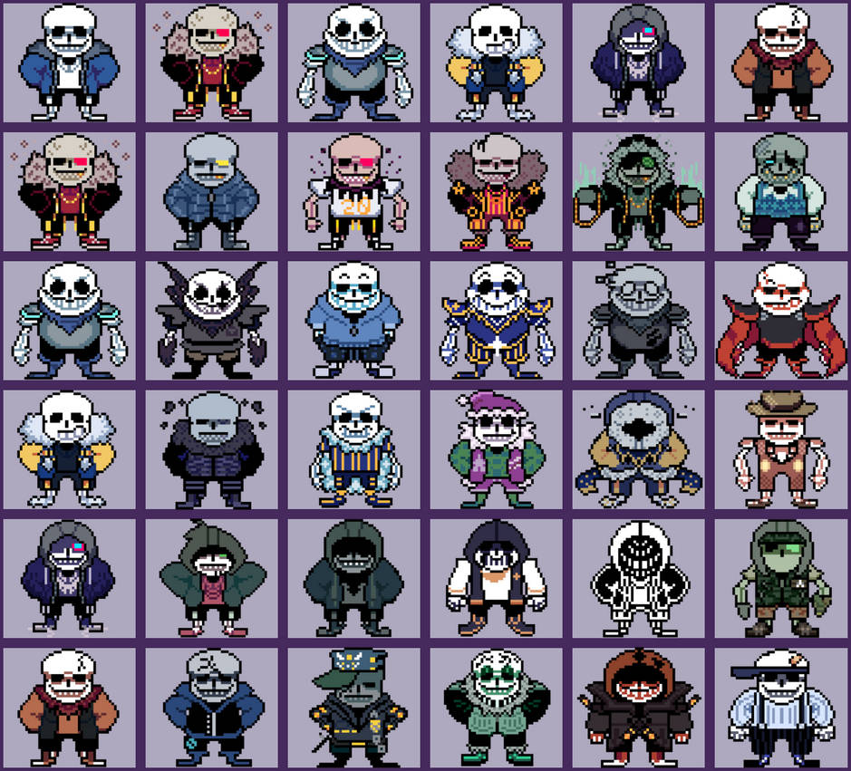 sans au chart 2 by capitanerg on DeviantArt