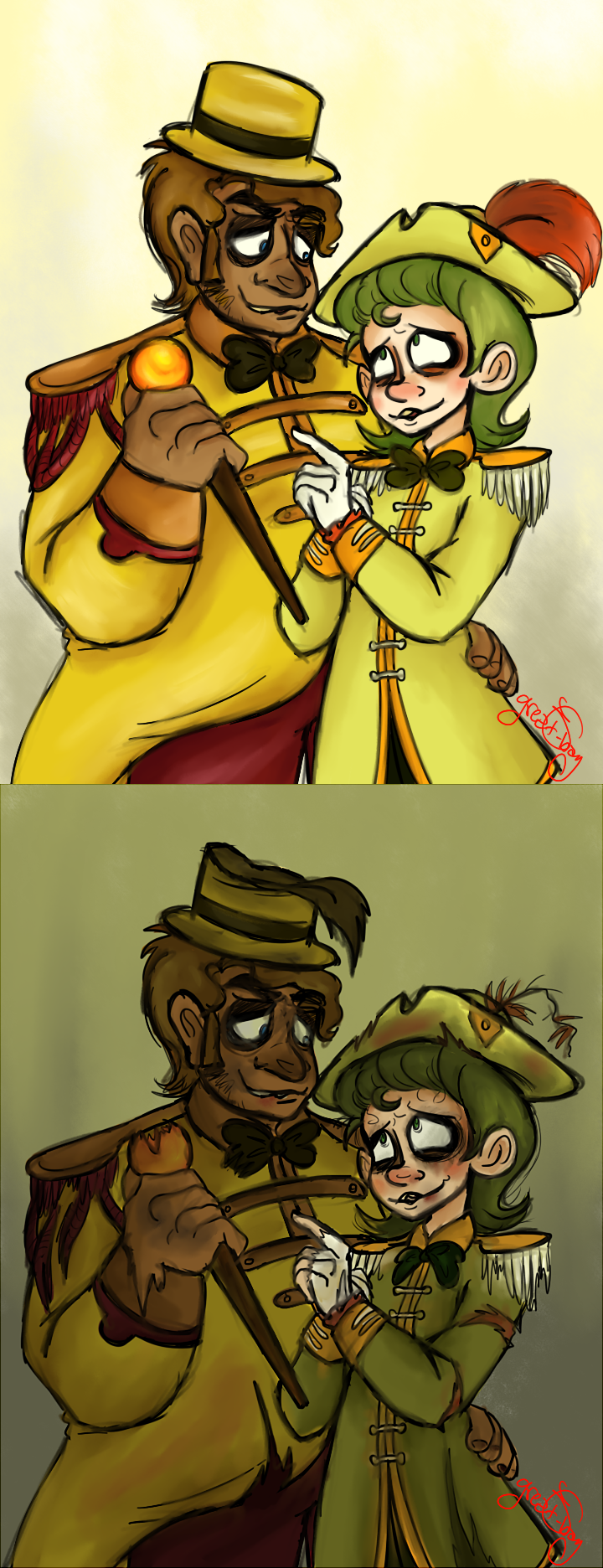 golden freddy and springtrap