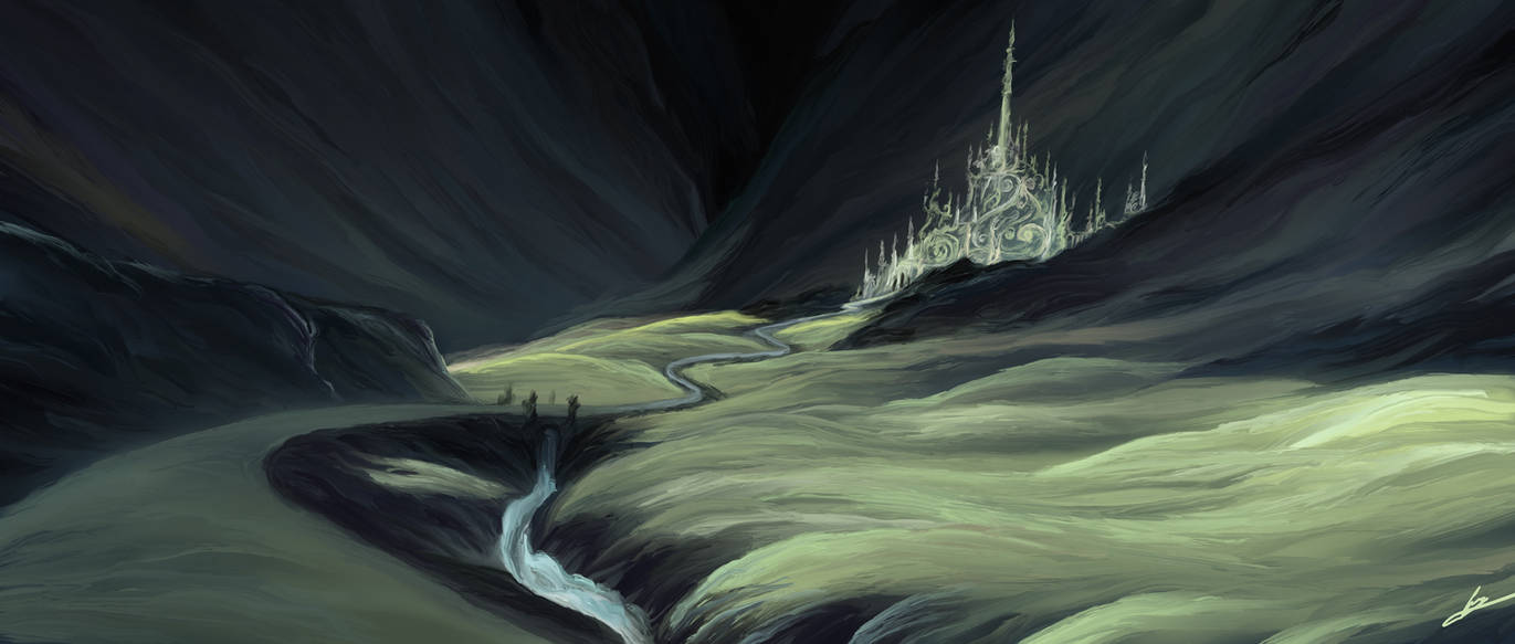 The city of the Ringwraiths by Onirio on DeviantArt