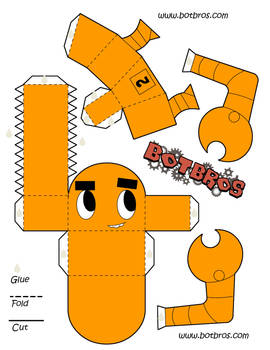 Bot Bros papercraft