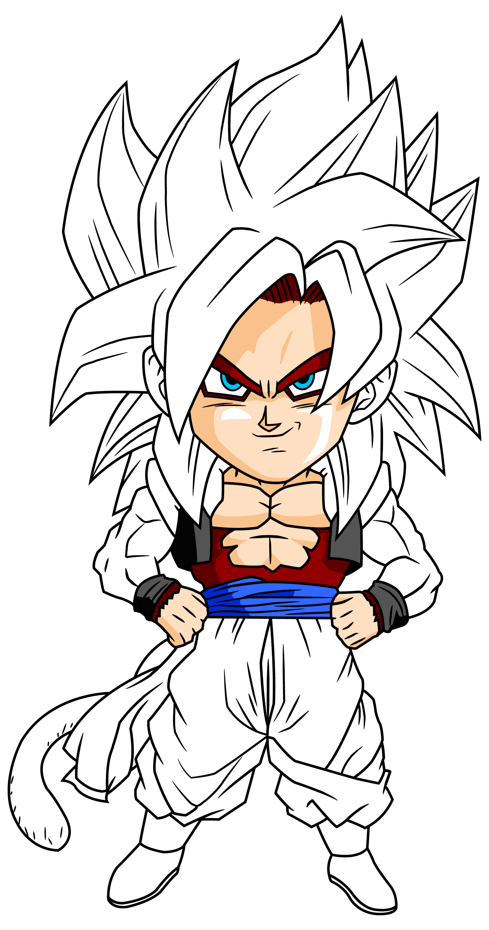 Gogeta SSJ4 Chibi