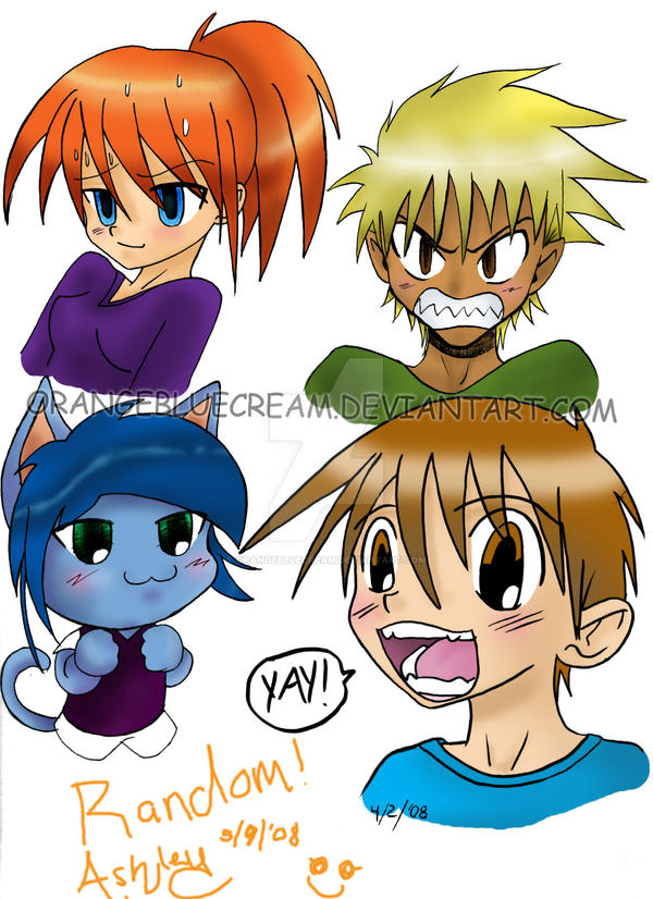 Ramdom drawings by OrangeBlueCream on DeviantArt