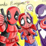 Deadpool, spidey, and Venom say thanks!