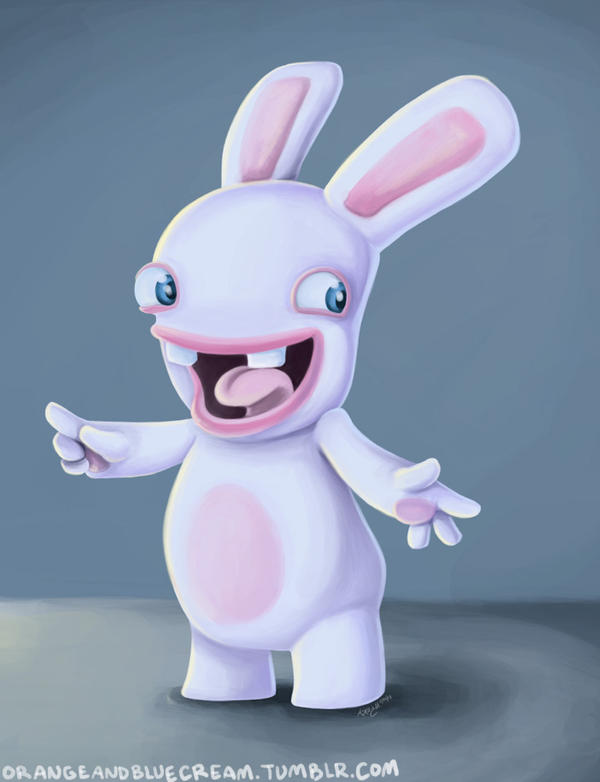 Rabbid by OrangeBlueCream on DeviantArt