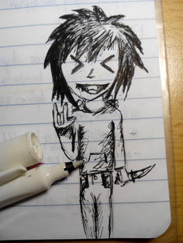 Quick Jeff the Killer sketch