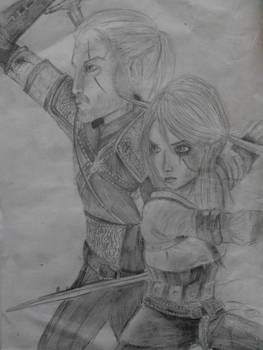 Geralt and Ciri