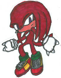 Knunckles the echidna