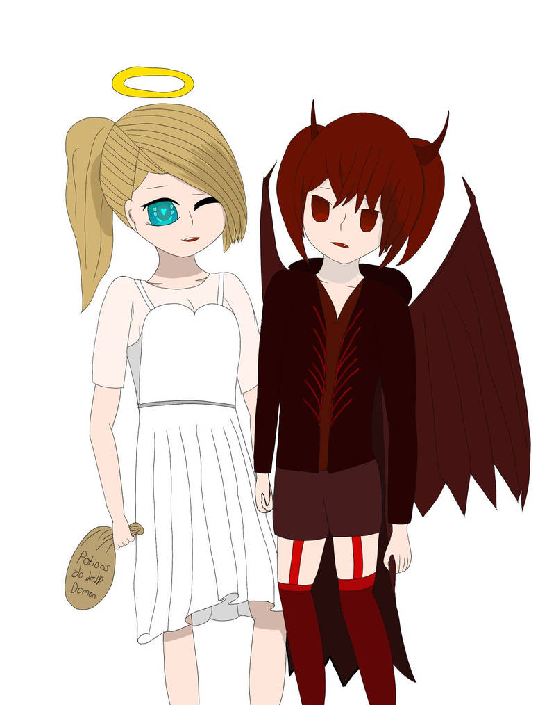 Angel and demon by IgnacioHatsune on DeviantArt