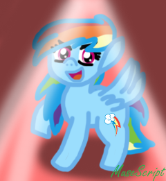 Muse's Sketches #3: Rainbow Dash by MuseScript on DeviantArt