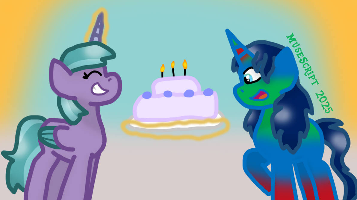 Happy Shiny Birthday Equestria Exploration by MuseScript on DeviantArt