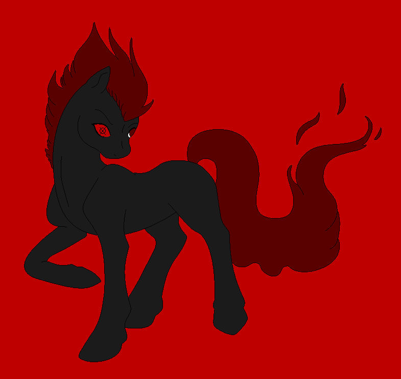 Pyro (pony form) by FandomChanger01 on DeviantArt