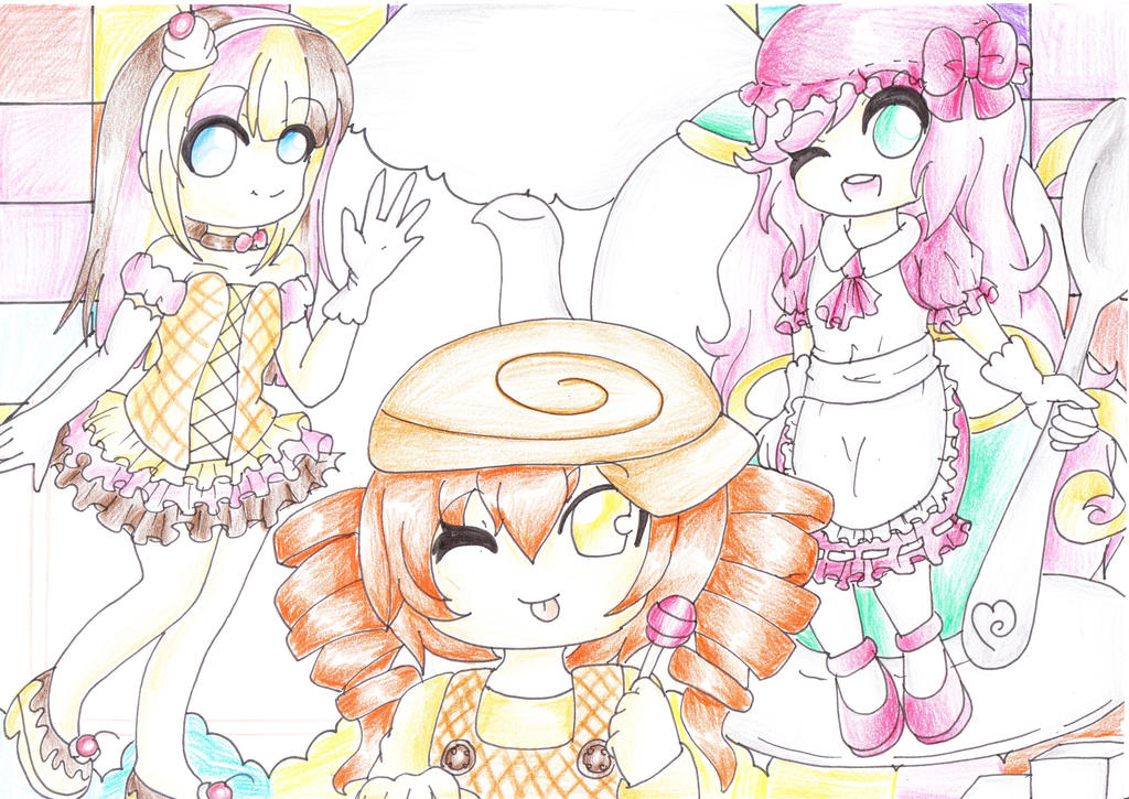 Sweet Candy Girls by YoYokai on DeviantArt
