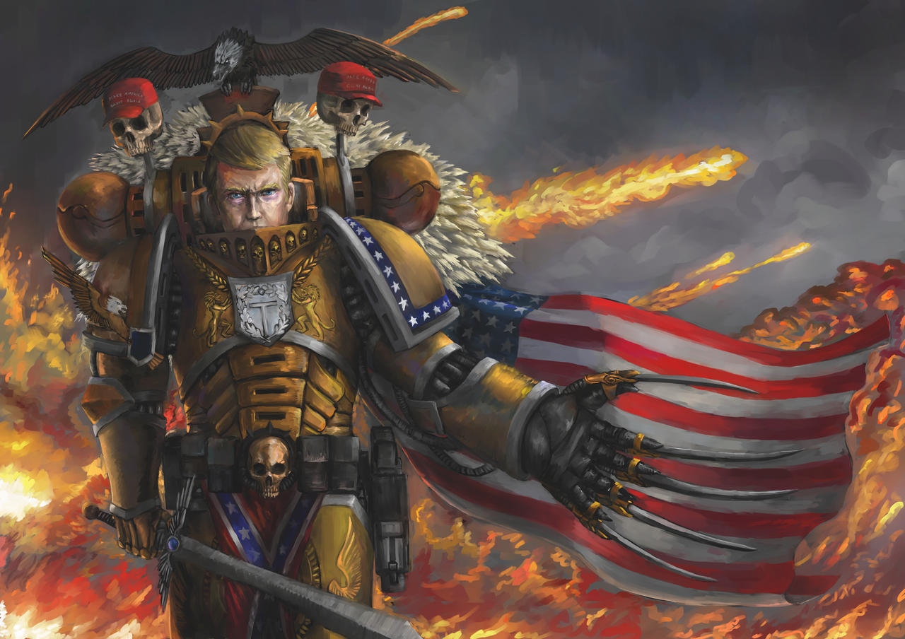 Godemperor President Donald Trump by Theocrata