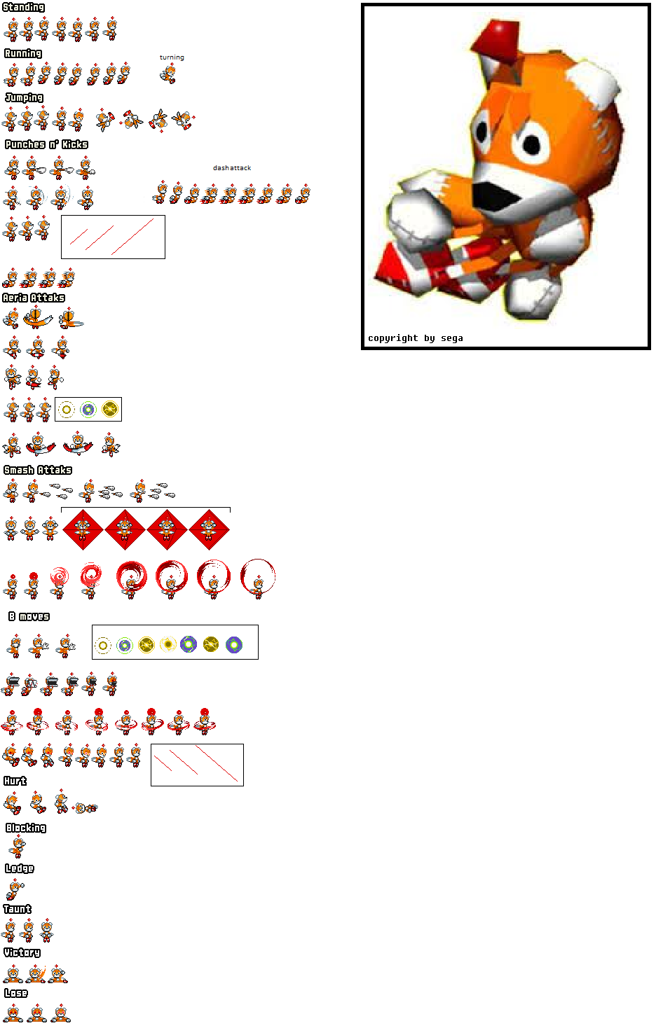 Tails Doll Sprite Sheet By Nicogamer337 On Deviantart