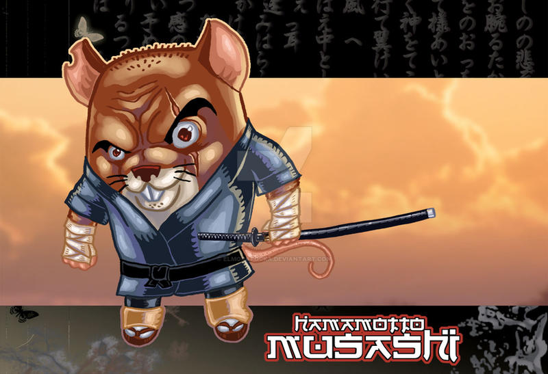 Musaki Rattler Samurai Hamster Musashi by elmorafocka on DeviantArt