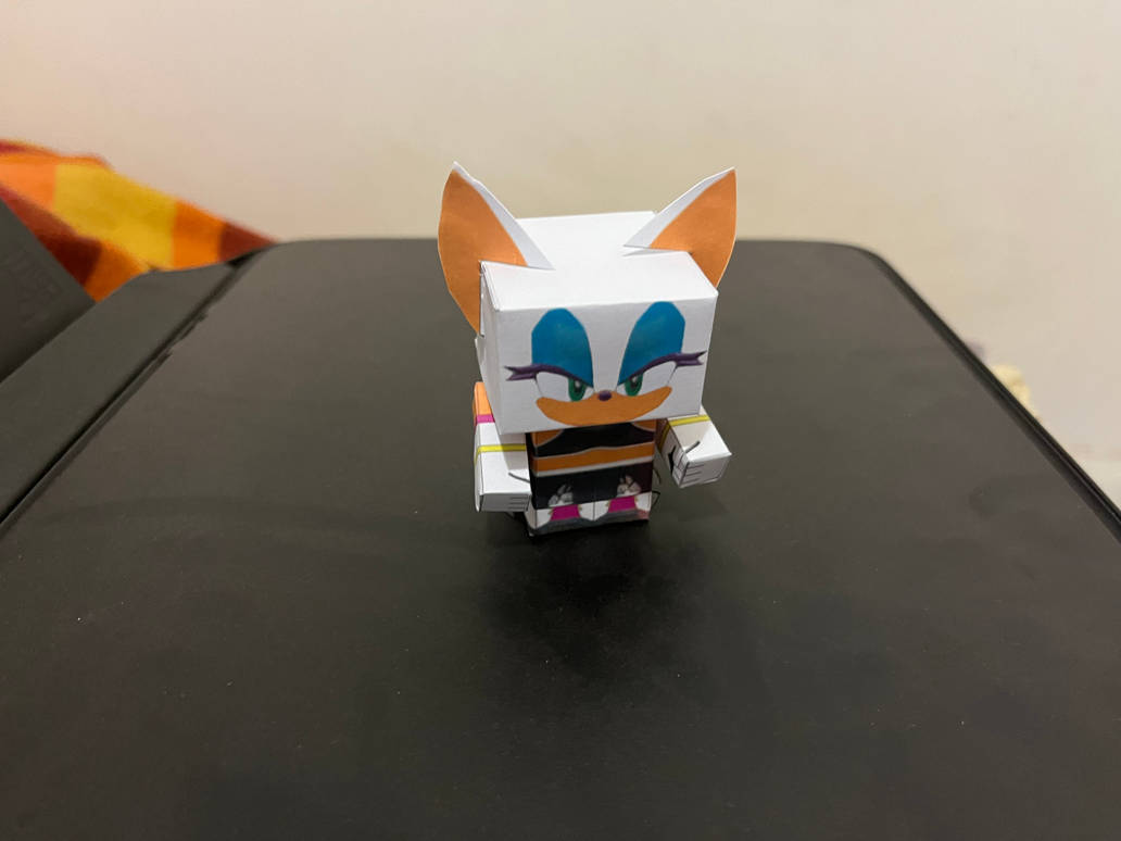 Rouge the Bat Sports Papercraft 2 by guitarseer on DeviantArt
