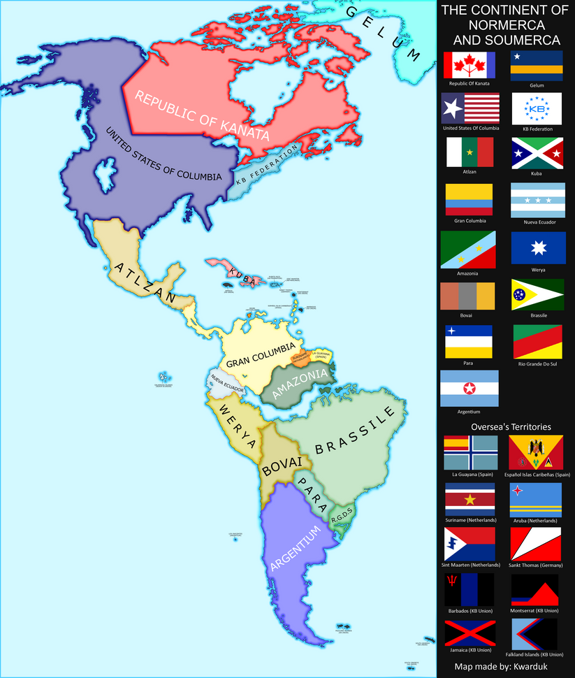 Map of the Merca's (Mobius America's) by Kwarduk on DeviantArt.