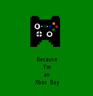 Because I'm an Xbox boy