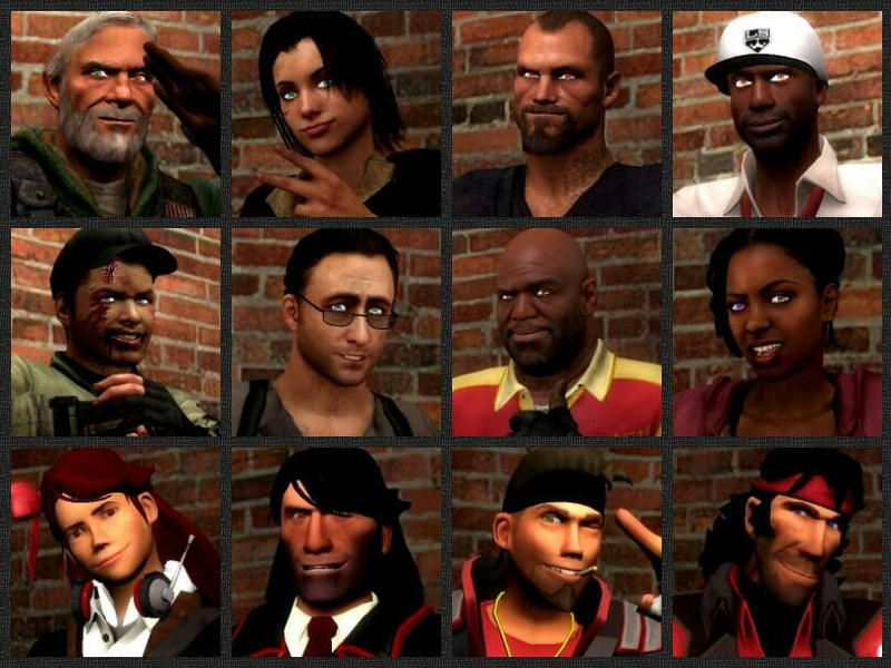 Lfd Characters The Faces Of Left 4 Dead by Left4Dead2fan13 on DeviantArt
