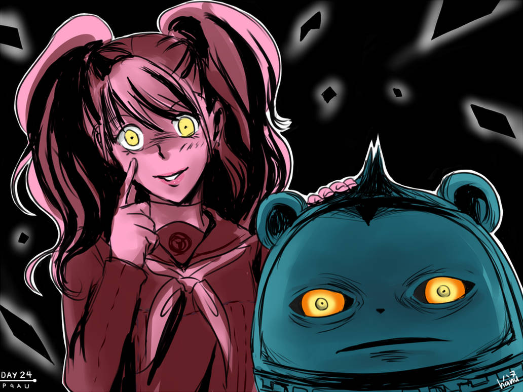 P4AU Day 24 - Shadow Rise and Teddie by HanuWabbit on DeviantArt