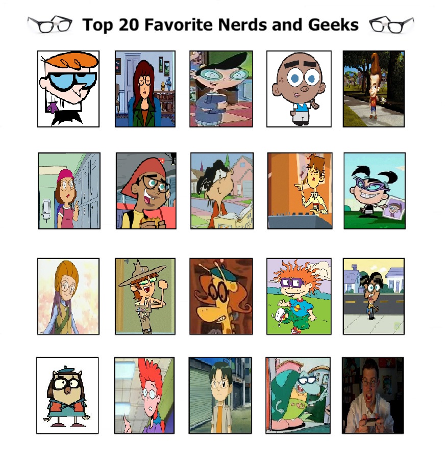 My Top 20 Favorite Nerds and Geeks