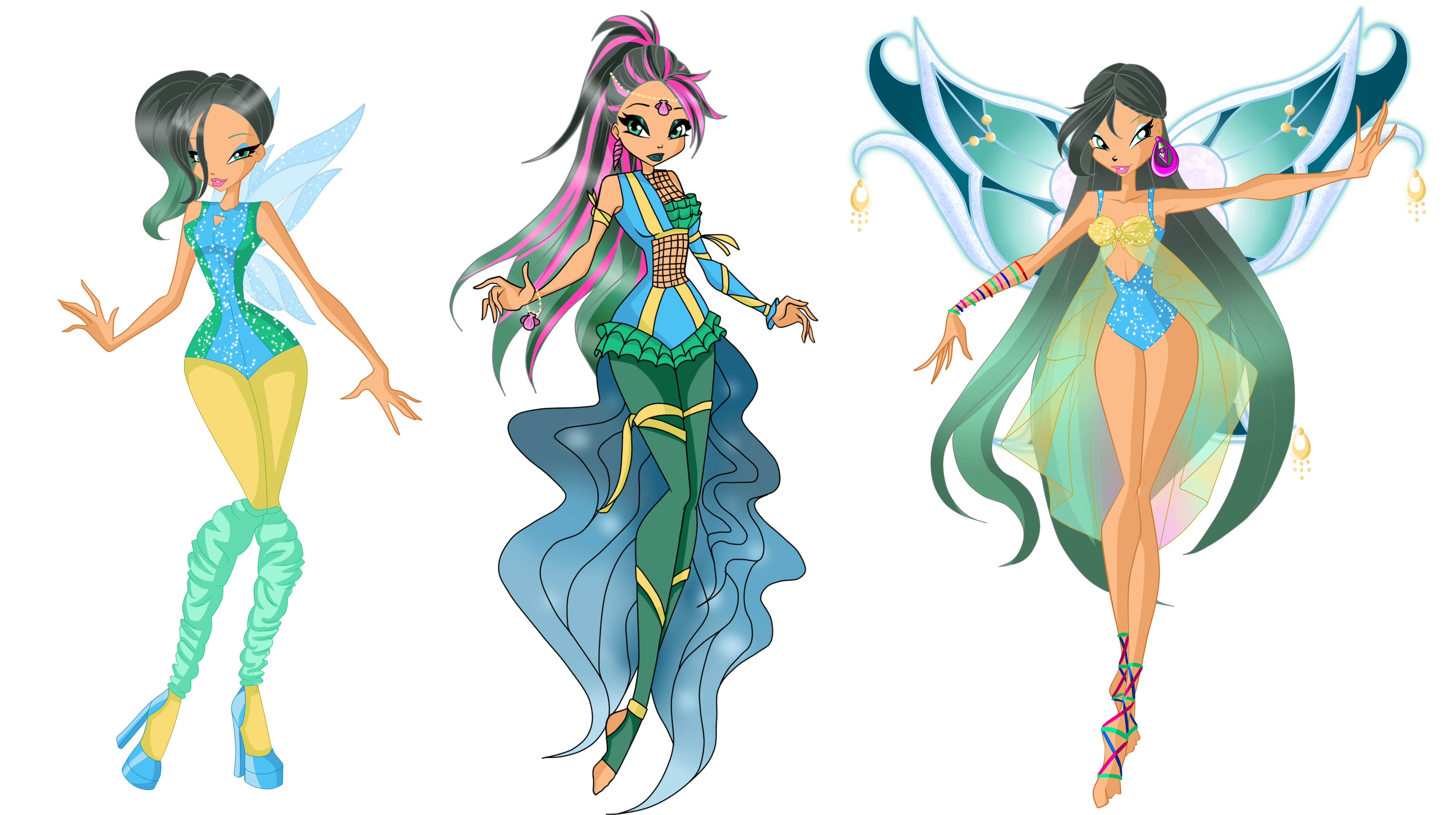 Winx OC: Jenny, Fairy of Neon lasers