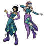 CHYKNK AU NG: Nia and Kylie - Guardian uniforms