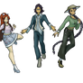 W.i.t.c.h. OCs: CHYKN's NG - civilian outfits