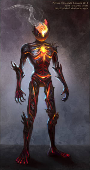 Magma creature concept