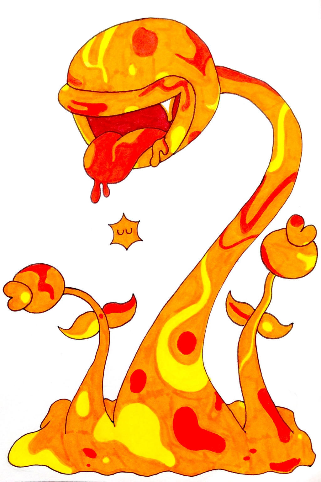 Bowser's paint star guardians-Orange by Iwatchcartoons715 on DeviantArt