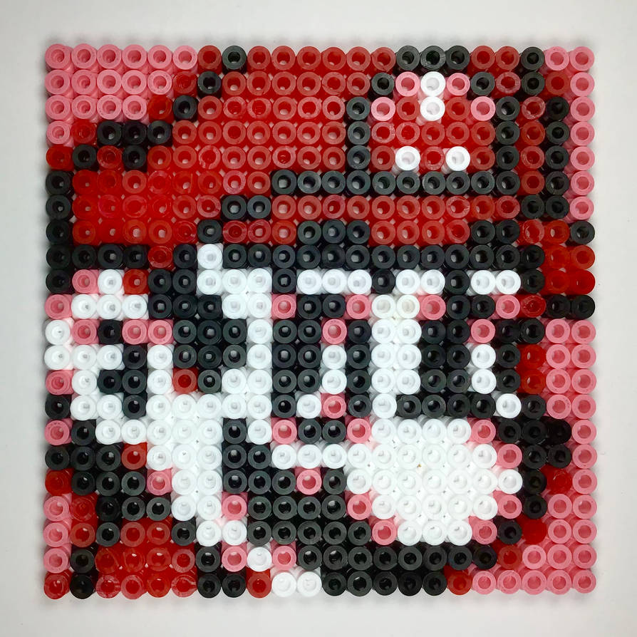 Super Mario Bead Art- Red Mario by Iwatchcartoons715 on DeviantArt
