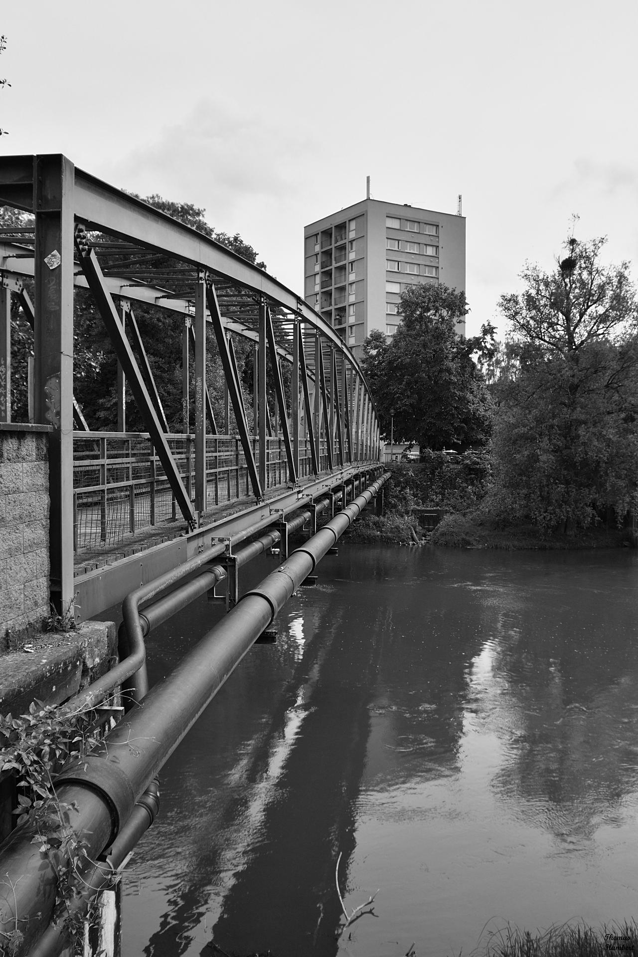 A footbridge.