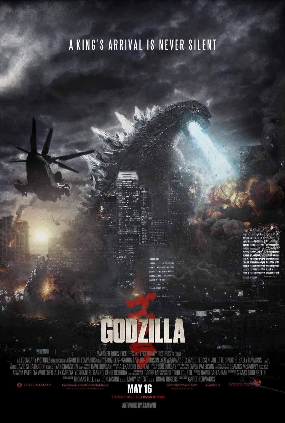 Godzilla (2014) - Theatrical Poster # 2