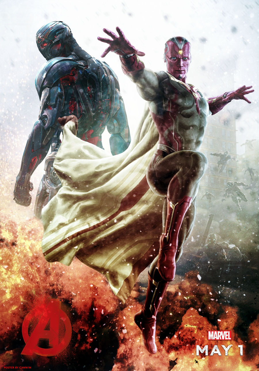 Ultron and Vision - Avengers: Age of Ultron Poster by CAMW1N on DeviantArt