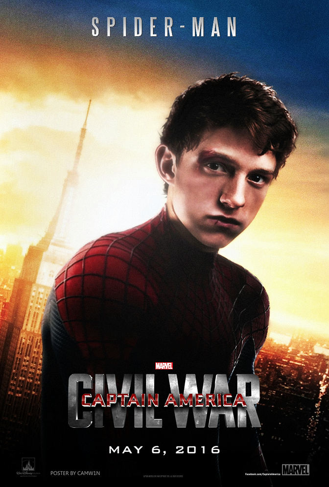 Captain America: Civil War - Spider-Man Poster by CAMW1N on DeviantArt