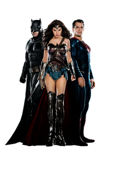 Batman V Superman - Textless EW Cover PNG