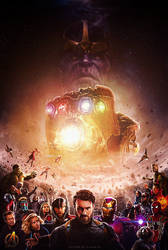 Avengers: Infinity War (2018) - Poster by CAMW1N