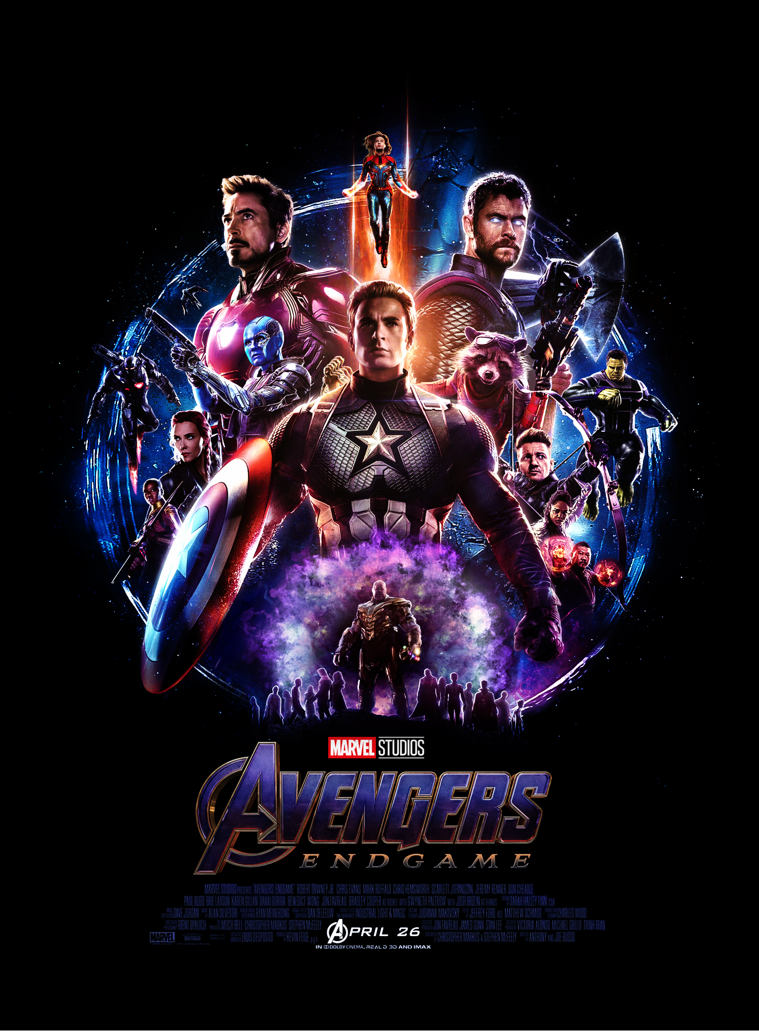 Avengers: Endgame Fan Poster (2019) by CAMW1N on DeviantArt