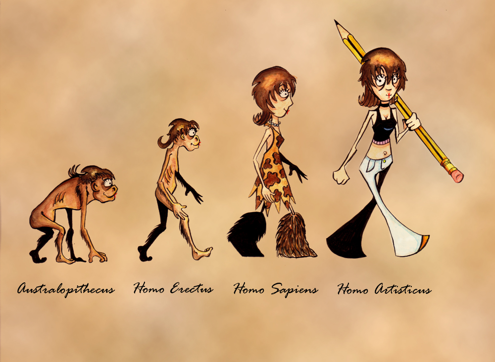 Evolution Humans Cut Out Human Evolution by vrm1979 on DeviantArt