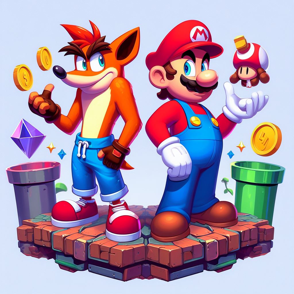 Crash Bandicoot Smash Bros style render by ChomperDev1antart on DeviantArt