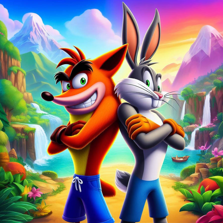 crash and bugs bunny in artificial intelligence by Marceloluie on ...