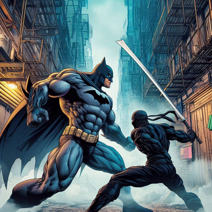 Batman Intelligence Computer batman vs ninja artificial intelligence by Marceloluie on DeviantArt