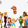 crash bandicoot characters in the future older