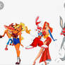 children's characters with attractive girlfriends
