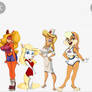 most attractive blonde characters
