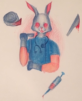 rabbit doctor by floraltears on deviantart